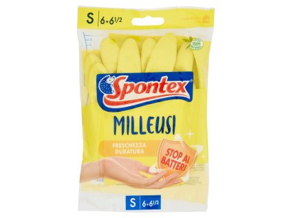 Spontex ochranné rukavice žlté S 1ks