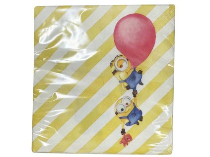 Dvouvrstvé ubrousky Party, Minions 20 ks