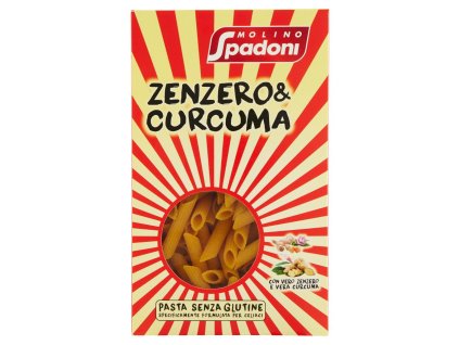 Spadoni Penne Rigate bezlepkové cestoviny zázvor a kurkuma 400g