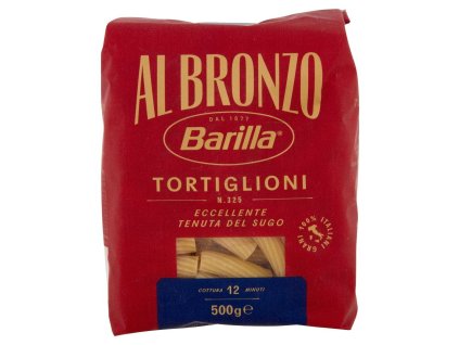 Barilla al Bronzo Tortiglioni °325 těstoviny 500 g
