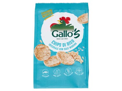CHIPS DI RISO INTEGRALE AL SALE MARINO