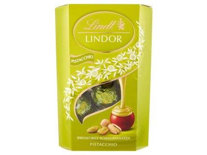 Lindt Lindor čokoládové pralinky s pistáciovou príchuťou 200g