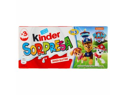 Kinder čokoládové vajíčka s prekvapením 20g-3ks