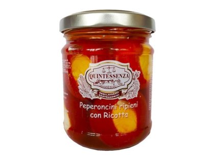 Chilli papričky Quintessenza s ricottou 180 g