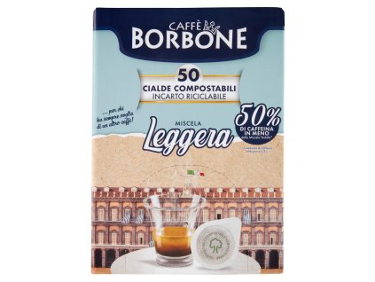 Borbone caffé kapsule vo filtračnom papieri 50 % menej kofeínu 50 ks