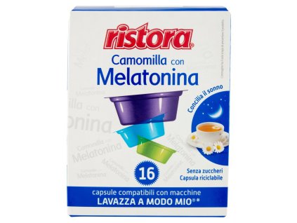 Kapsle Ristora Modo Mio Chamomile Tea with Melatonin, 16 ks