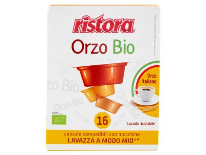 Ristora organické kapsle Modo Mio s ječmennou kávou, 16 ks