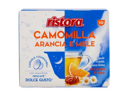 Ristora kapsule dolce gusto harmanček s pomarančom a medom 10 ks