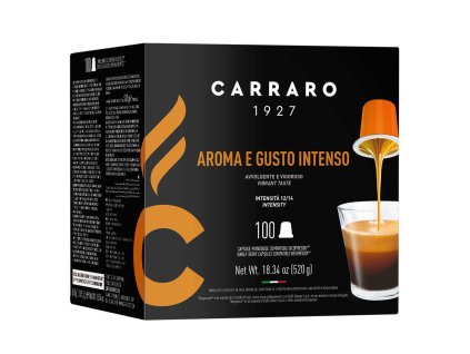 Kapsle Carraro Aroma e Gusto Intenso Nespresso, 100 ks