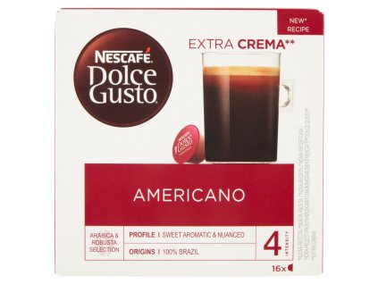 NESCAFE' GUSTO AMERICANO CAPSULE DOLCE GUSTO X16