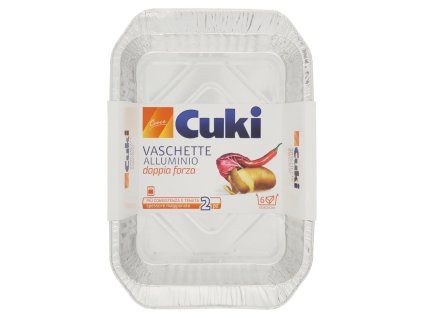 Cuki hliníkový tác hranatý, 2 ks