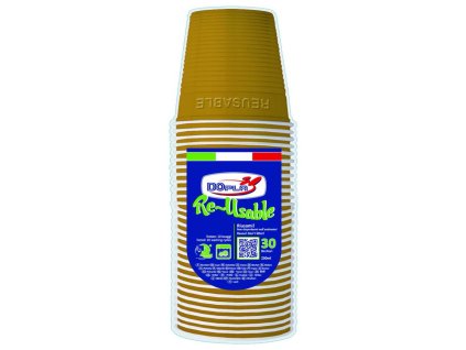 Dopla zlaté poháriky na viac použití 30ks