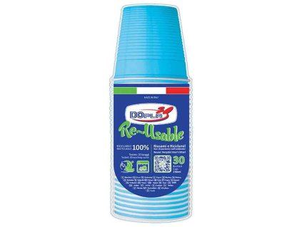 Dopla plastové pohárky na viac použití 30ks