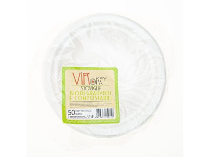 Virorry jednorázové hlboké taniere 400ml 50ks