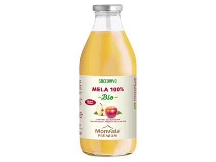 Monvisia Živý Džus Čistý Jablečný 100% Bio - 200ml
