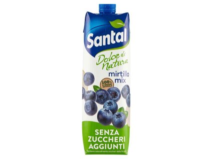 Santal borůvková šťáva bez cukru 1l