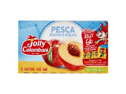 Jolly Colombani broskvový džus 6x125ml
