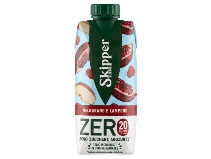 Skipper džús granátové jablko a malina bez cukru 330ml