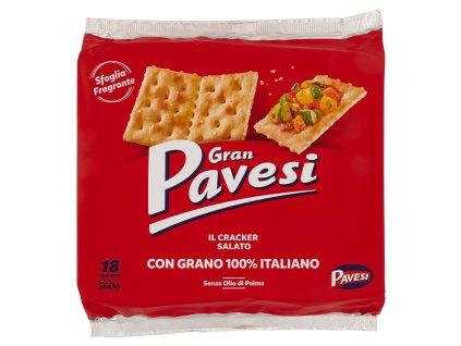 Pavesi chrumkavé slané krekry 31g-18ks