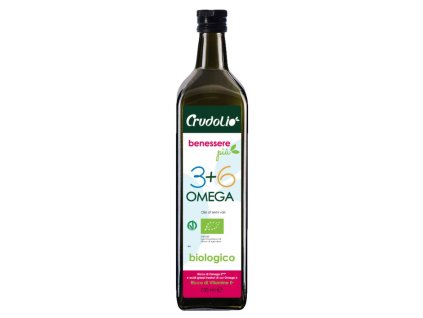 Crudolio semienkový olej s Omega 3 a 6 BIO 750ml