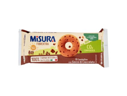 Misura donuty s extra vlákninou s kúskami čokolády 6x38,33g