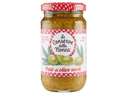 Conserve della Nonna pasta ze zelených oliv 190 g