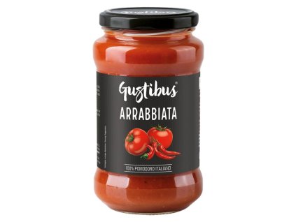 Gustibus Arrabbiata paradajková omáčka 400g