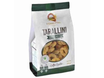 il Grano D'oro tarallini s feniklom 250g