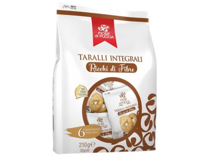 Fiore di Puglia talianske chrumkavé slané krúžky z celozrnnej múky 210g