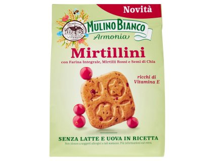 MIRTILLINI INTEGRALI CON MIRTILLI ROSSI E CHIA