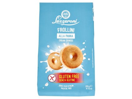 Lazzaroni frollini  bezlepkové krémové sušienky 200g