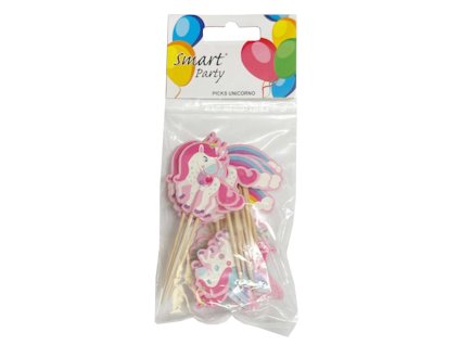 Party zápichy jednorožce 20ks