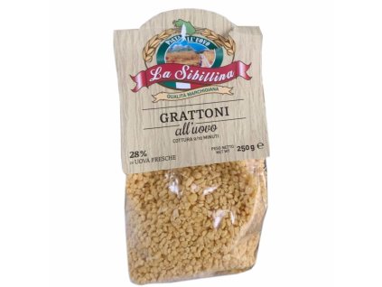 Vaječné těstoviny Sibillina Grattoni 250 g