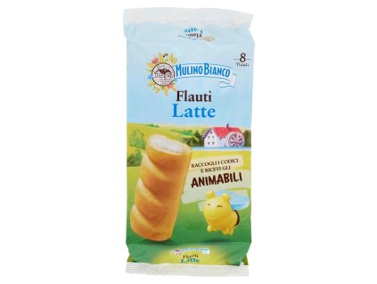 Mulino Bianco Vysokokvalitní Mléčné Trubičky - 280g
