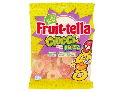 Fruittella želé cukríky s ovocnou šťavou a kyselkavým efektom 175g