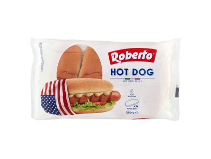Roberto Hot Dog Bread - 62,5g X4