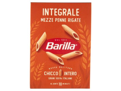 Barilla Mezze Penne Rigate celozrnné cestoviny 500g