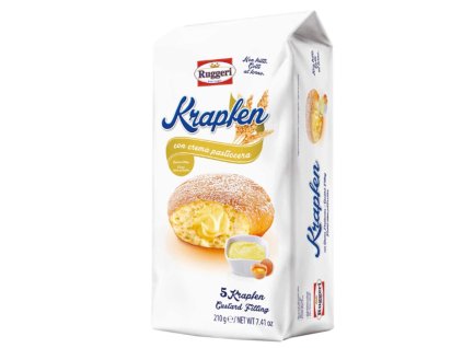 Krapfen s krémom, 5 ks   210g