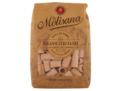 La Molisana Mezzi Rigatoni °32 celozrnné těstoviny 500 g