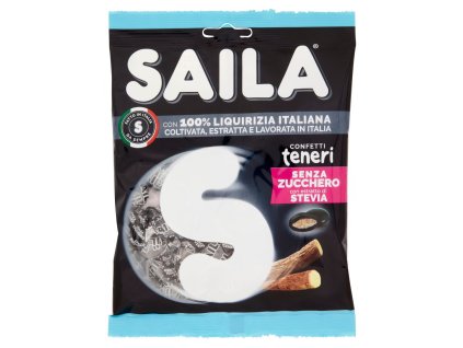 Saila cukríky so sladkým drievkom bez cukru, so stéviou 75g
