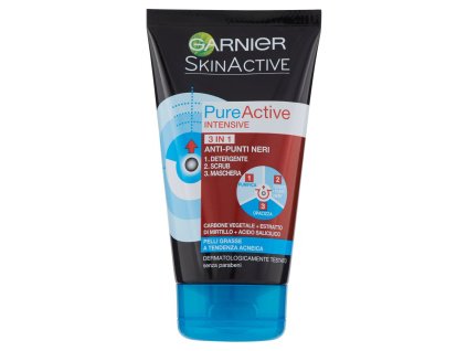 DETERGENTE GEL PURE ACTIVE ANTI PUNTI NERI 3IN1