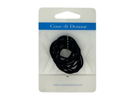 ELASTICO NERO FERMACODA PER CAPELLI