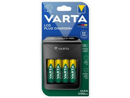 VARTA CARIC.LCD PLUS+4ST.2100
