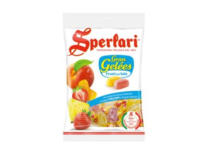 Sperlari Gran Gelées želé cukríky ananás, jahoda, mandarínka a marhuľa 1kg
