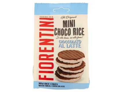 Fiorentini bio ryžové snacky s mliečnou čokoládou 60g