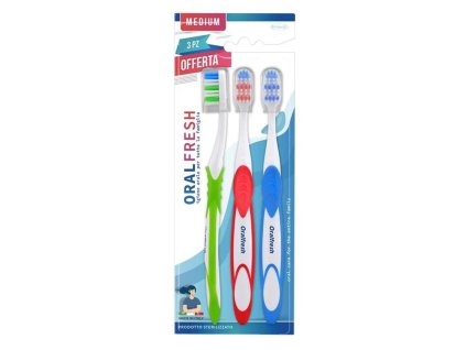 ORALFRESH SPAZZOLINI TRIS