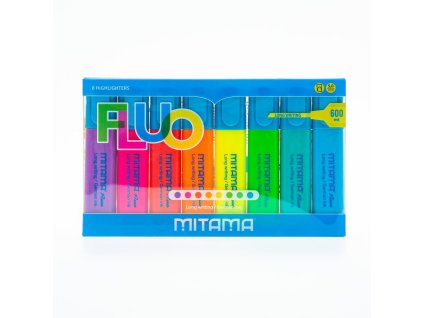 8 EVIDENZIATORI FLUO