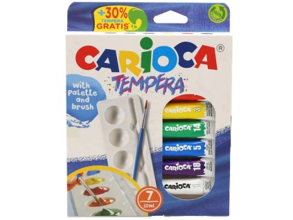 TEMPERA TUBES 10MLX7 +BRUSH