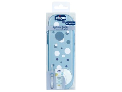 SET PRIMI DENTINI COLOR INDACO SPAZZOLINO+DENTIFR.