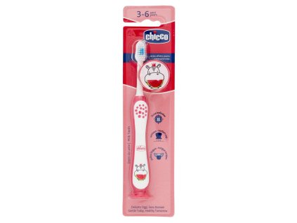 CHICCO SPAZZOLINO DENTI HIPPO 3-6 ANNI